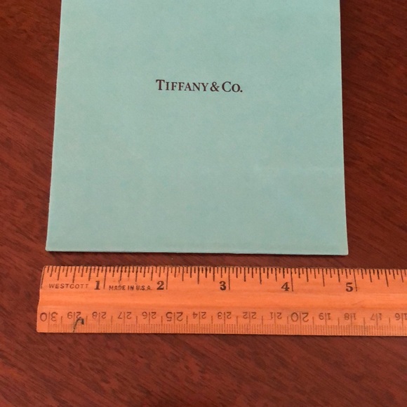 Tiffany & Co. Small Paper Shopping  Bags AND gift note and envelope - Picture 3 of 16
